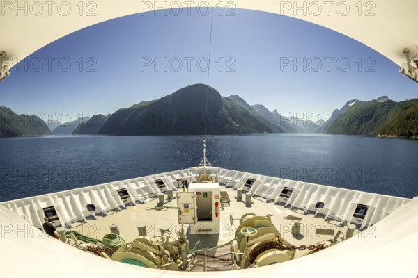 Panoramic view, bow, Storfjord, tranda, Møre og Romsdal, Norway, Scandinavia, Europe, adventure