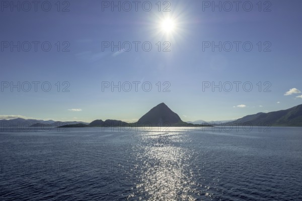 Backlight, island near Godøya, Møre og Romsdal, Norway, Scandinavia, Europe, adventure travel,