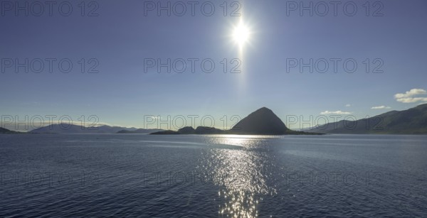 Backlight, island near Godøya, Møre og Romsdal, Norway, Scandinavia, Europe, adventure travel,