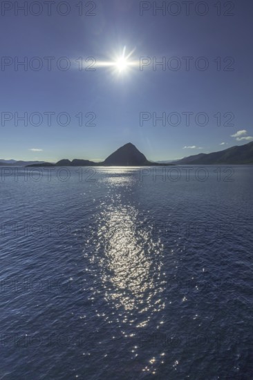 Backlight, island near Godøya, Møre og Romsdal, Norway, Scandinavia, Europe, adventure travel,