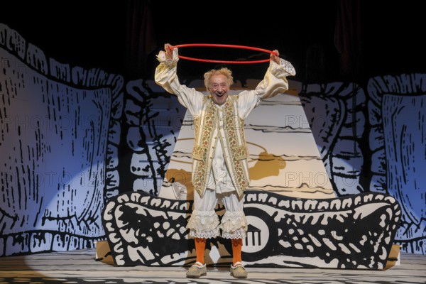 Dieter Hallervorden at the photo rehearsal for the play 'Der eingebildet Kranke' at the palace