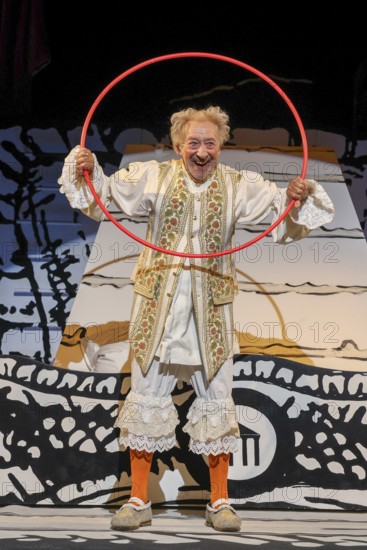 Dieter Hallervorden at the photo rehearsal for the play 'Der eingebildet Kranke' at the palace