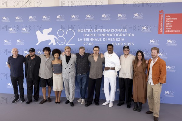 Venice, Italy - 2 September 2025: Clark Baker, Myha'la, Cary Elwes, Austin Kolodney, Dacre