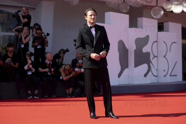 Venice, Italy - 1 September 2025: Lewis Pullman during the red carpet of - The Testament of Ann Lee