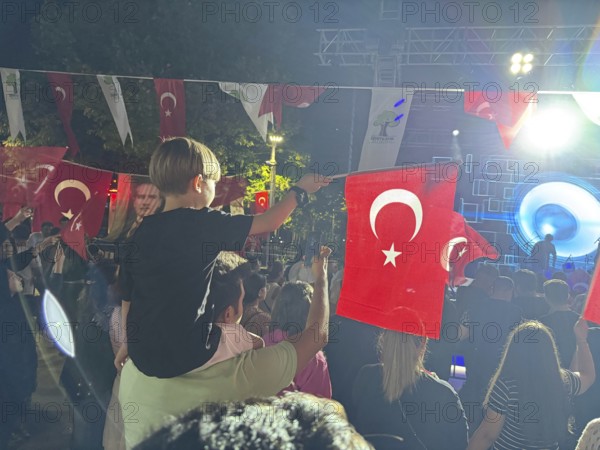 People in Türkiye celebrate Victory Day, commemorating the decisive Turkish victory over Greek