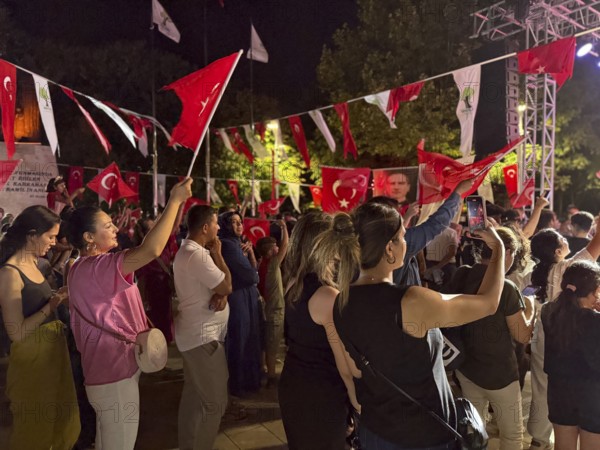 People in Türkiye celebrate Victory Day, commemorating the decisive Turkish victory over Greek