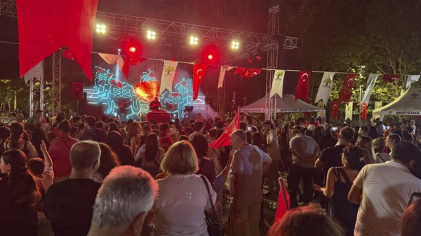 People in Türkiye celebrate Victory Day, commemorating the decisive Turkish victory over Greek