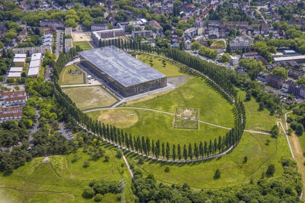 Aerial view, Akademie Mont-Cenis - Fortbildungsakademie des Ministeriums des Innern des Landes