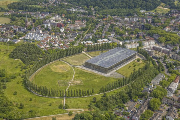 Aerial view, Akademie Mont-Cenis - Fortbildungsakademie des Ministeriums des Innern des Landes