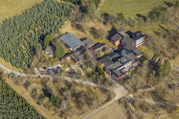 Aerial photo, Hotel Carpe Diem, Schwartmecke, Kirchhundem, Sauerland, North Rhine-Westphalia,