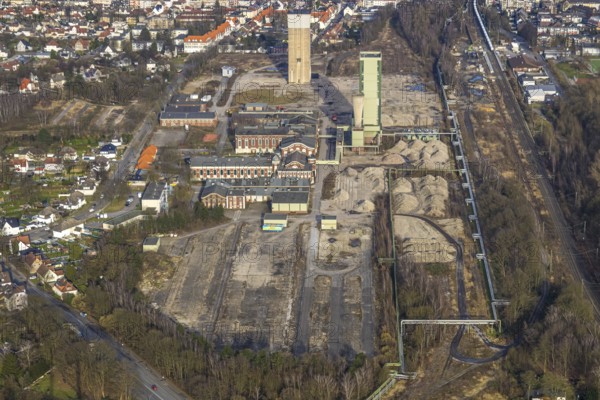 Aerial view, former DSK Lippe Westerholt mine, new neighbourhood for climate-friendly working and