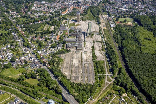 Aerial view, new Westerholt colliery, new neighbourhood for climate-friendly working and living,
