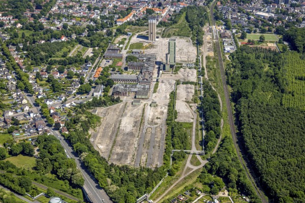 Aerial view, new Westerholt colliery, new neighbourhood for climate-friendly working and living,