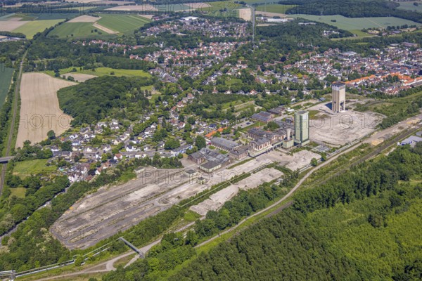 Aerial view, new Westerholt colliery, new neighbourhood for climate-friendly working and living,
