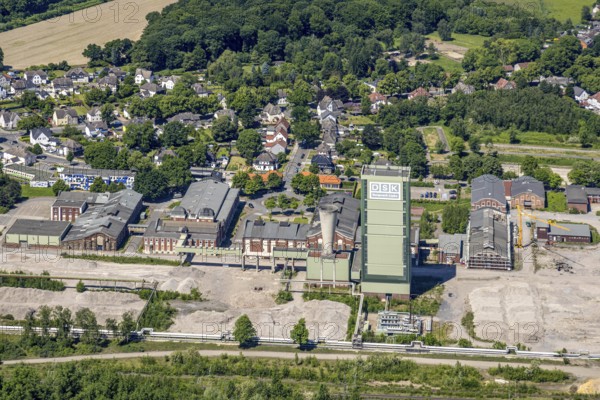 Aerial view, new Westerholt colliery, new neighbourhood for climate-friendly working and living,