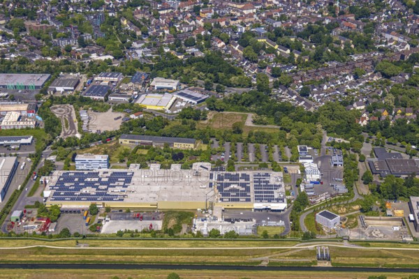 Aerial view, former GAFÖG site Emscherstrasse 66, Bleistahl automotive supplier plant