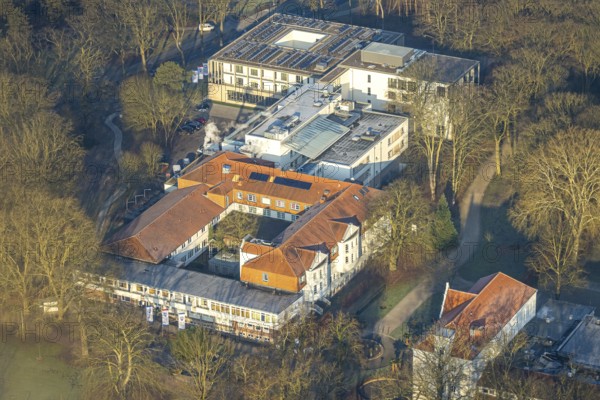 Aerial view, Clinic for Manual Therapy, MVZ Prof. Dr Uhlenbrock and Partner Radiology, Hamm spa