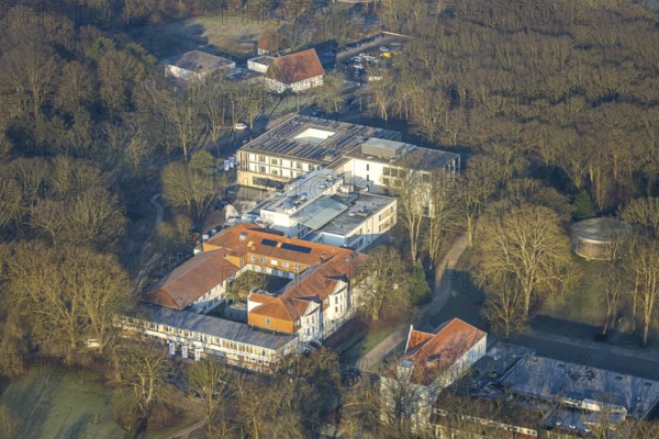 Aerial view, Clinic for Manual Therapy, MVZ Prof. Dr Uhlenbrock and Partner Radiology, Hamm spa