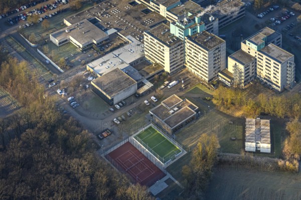 Aerial view, Berufsförderungswerk Hamm educational institution, Berufsförderungswerk - new day care