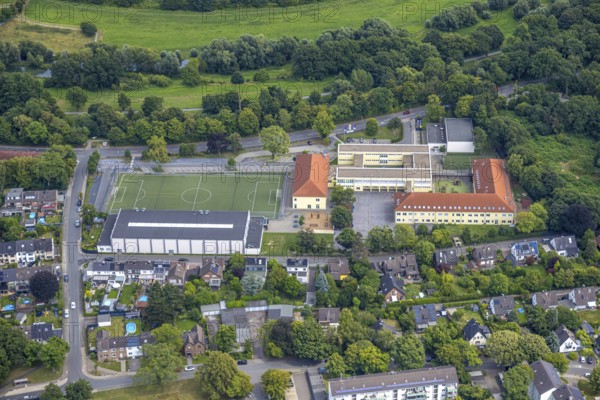 Aerial view, St. George's - The British International School Düsseldorf Rhein-Ruhr with football