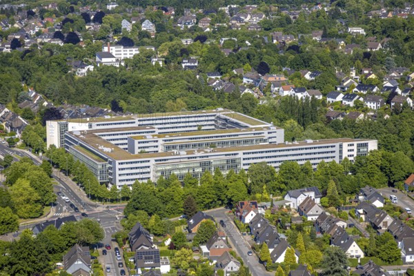 Aerial view, Büropark Bredeney with Autobahn GmbH des Bundes, Medizinischer Dienst Bund and ENGIE