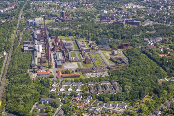 Aerial view, Zeche Zollverein general view, Stoppenberg, Essen, Ruhr area, North Rhine-Westphalia,