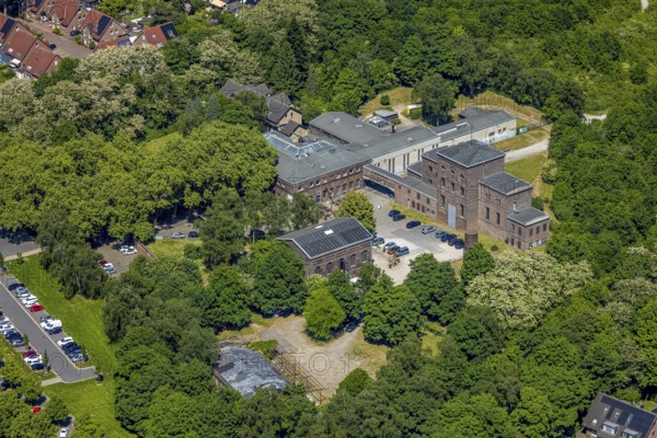 Aerial view, Carl Colliery, cultural centre, Altenessen, Essen, Ruhr area, North Rhine-Westphalia,
