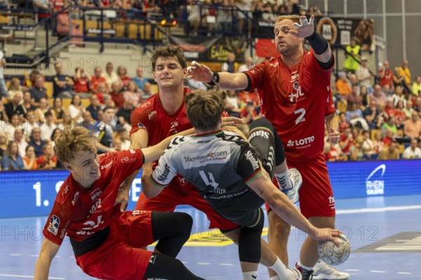 2nd HBL (German Handball League), 2025/26 season, matchday 1: Eulen Ludwigshafen against TUSEM