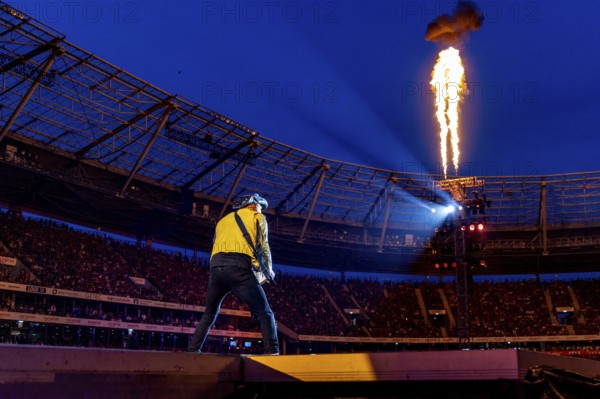 Rudolf Schenker, guitarist of the band Scorpions live on 60 Years Anniversary Tour in the