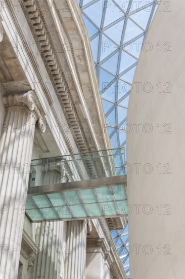 London, United Kingdom - 14 May 2025: The Great Court's impressive architecture and natural light