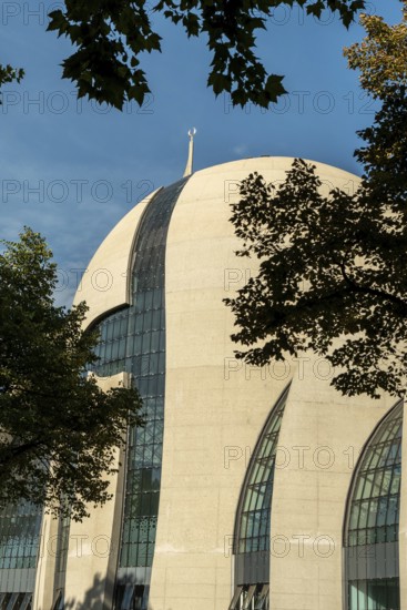 Mosque Cologne close-up dome, Cologne, North Rhine-Westphalia, Germany
