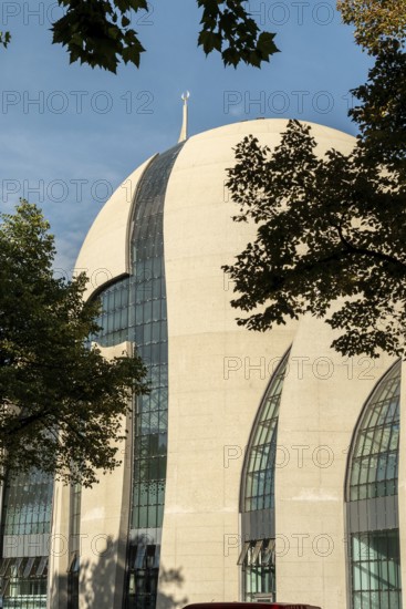 Mosque Cologne close-up dome, Cologne, North Rhine-Westphalia, Germany