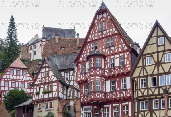 City view of Miltenberg, a town in Lower Franconia, Bavaria, Germany