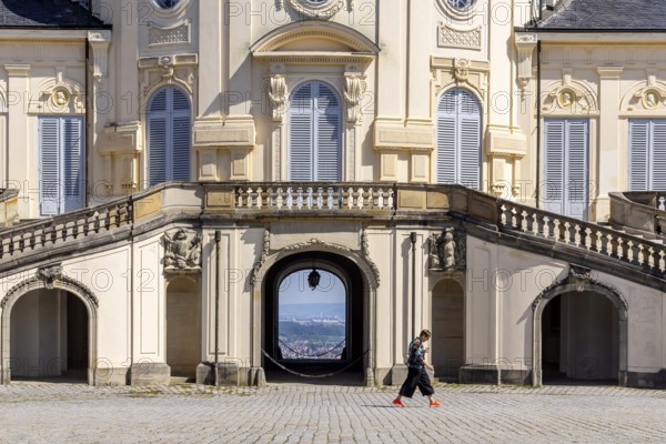 Solitude Palace, a hunting and pleasure palace built by Duke Carl Eugen von Württemberg in the late