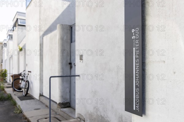 Weissenhof Estate on the Killesberg in Stuttgart. House 5, 9 by architect Jacobus Johannes Pieter
