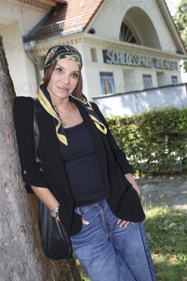 Anouschka Renzi at the press conference on the new season's programme at the palace gardens Theater