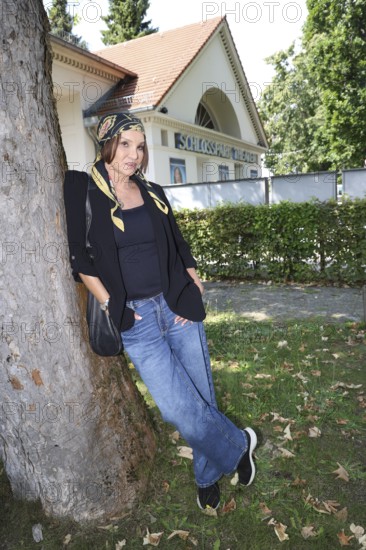 Anouschka Renzi at the press conference on the new season's programme at the palace gardens Theater