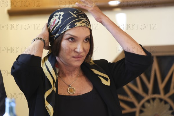 Anouschka Renzi at the press conference on the new season's programme at the palace gardens Theater