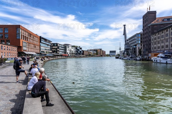 Münster's harbour district, known as Kreativkai, a lively quarter that has developed from a former
