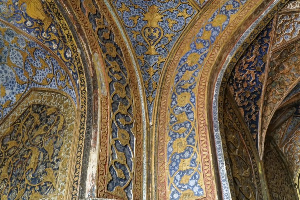 Mausoleum of Itimat-ud-Daula, Tomb, Agra, Uttar Pradesh, India, Asia, Decorative wall art with