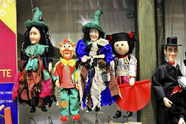 Prague Marionettes, Prague, Czech Republic, Europe, Colourful, imaginatively designed marionettes