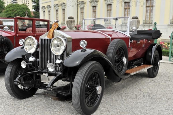 Rolls-Royce RR Phantom I Red, year of construction 1927, classic car, red elegant convertible