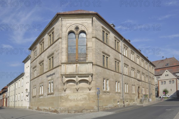 Historic Elisabethaspital, hospital, building, Bad Königshofen, Rhön, Lower Franconia, Franconia,