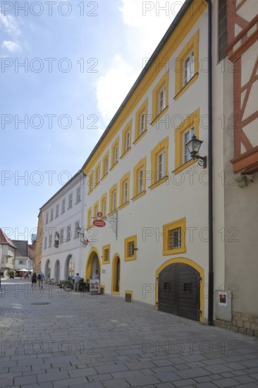 Tourist information centre, historic building, Hauptstraße, Ochsenfurt, Lower Franconia, Franconia,