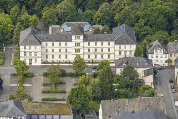 Aerial view, labour court Arnsberg, Arnsberg, Ruhr area, North Rhine-Westphalia, Germany, labour
