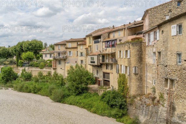 Scenery around Vaison-la-Romaine, a town in the Vaucluse department in the Provence region in