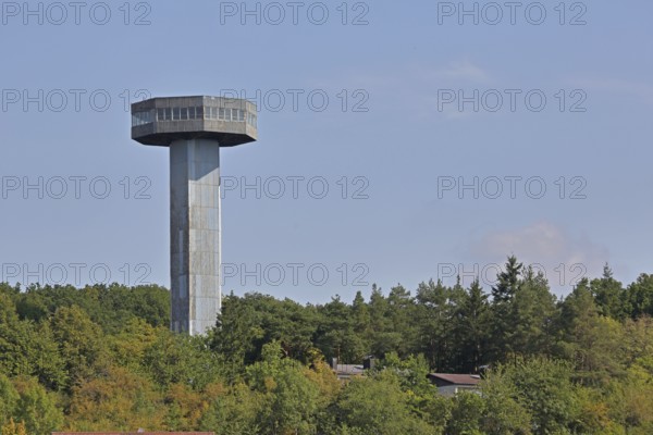 Bayernturm built in 1966 as a border tower on the inner-German border with the GDR, watchtower,