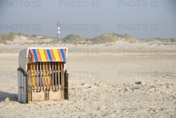 Impressions of the beach in the village of Süddorf on the North Frisian island of Amrum, Amrum,