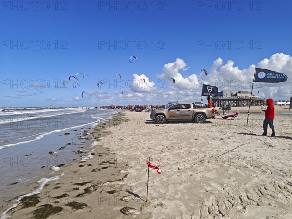 California kitesurfing Masters 2025 on the edge of the Wadden Sea UNESCO World Heritage Site, North
