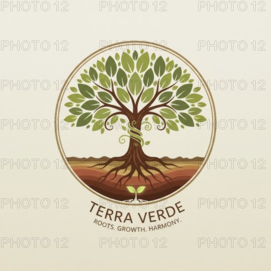 The Terra Verde logo features a stylized tree within a circle, representing roots, growth, and
